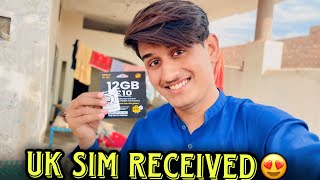 Mary Uk ki Sim Aa Gi😍How To Get UK Sim In Pakistan