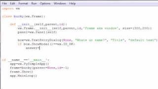 wxPython Programming Tutorial - 5 - Text Boxes for Input