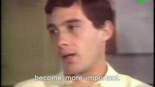 Ayrton Senna Interviewed and talking about safety (rare)