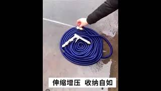 《高壓洗車水槍》水管沖車 家用 自來水 龍頭 伸縮 防爆軟管 澆花 清洗神器-Rosie