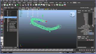 Python script for Maya - Create dynamic chain from curve 2.0