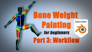 [Blender]  Character Weight Paint: #3 Weight Paint Workflow (beginner tutorial)