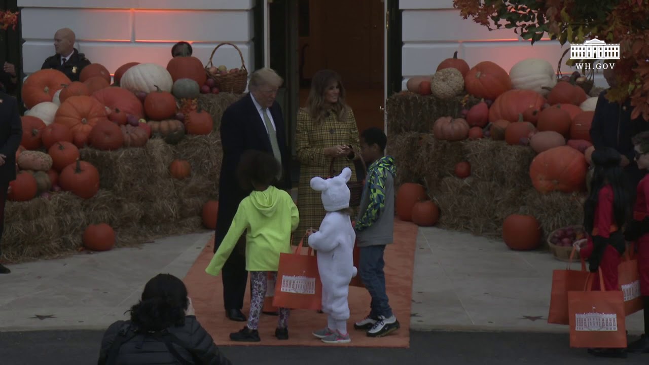 President Trump And The First Lady Host Halloween At The White House ...