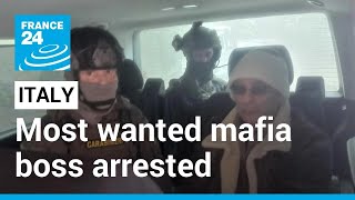 Italy's most wanted mafia boss Messina Denaro arrested after 30 years on the run • FRANCE 24