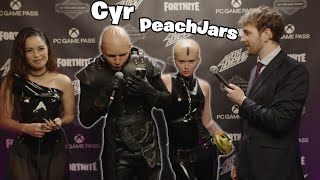Cyr & PeachJars SURPRISED Everyone with their OUTFIT in The Streamer Awards 2024