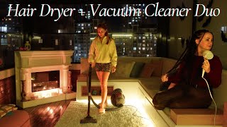 Relaxing time with HAIR DRYER and VACUUM Cleaner - White Noise