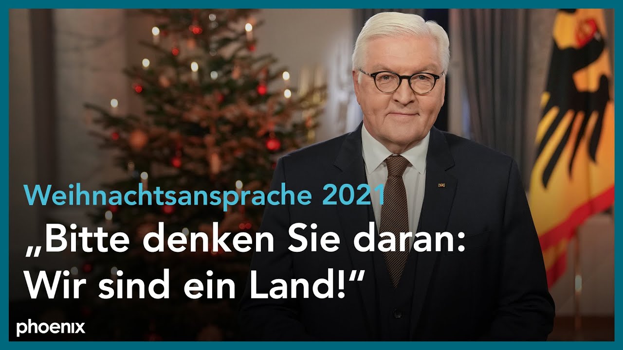 Mit Gebärde: Weihnachtsansprache Des Bundespräsidenten Frank-Walter ...