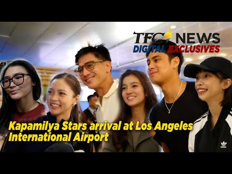 Kapamilya Stars arrival at Los Angeles International Airport | TFC News Digital Exclusives