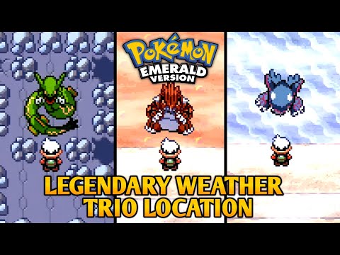 Can you catch Groudon Kyogre and Rayquaza in Emerald?