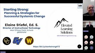 Starting Strong: Strategies for Successful Technology Integration in Schools - April 2025 Webinar