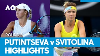 Yulia Putintseva vs Elina Svitolina Match Highlights (3R) | Australian Open 2021