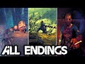 Amnesia The Bunker - ALL ENDINGS (True Ending, Escape & Fall Endings) 2023