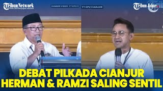 KERAS Debat Pilkada Cianjur Ramzi Artis Ditanya Jumlah Desa: Cari di Google, Herman: Masa Cari Dulu!