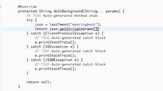 Android Application Development Tutorial - 153 - Reading JSON information