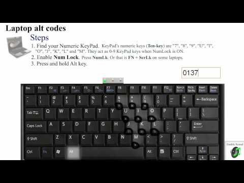 Alt codes ◄ ƒöΓ symbols öñ Laptop keyboards ♥ Alt codes ◄ ƒöΓ symbols öñ Laptop keyboards ♥