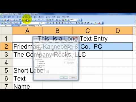 How to Use Wrap Text and Merge Cells Formatting to Improve Look of Excel Worksheet How to Use Wrap Text and Merge Cells Formatting to Improve Look of Excel Worksheet