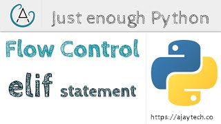 Python elif statement | Just enough Python