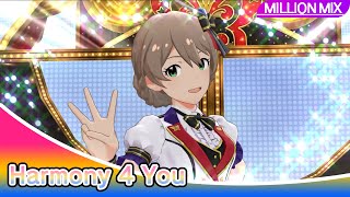 【4K】ミリシタ Harmony 4 You MM | ミリシタ４周年曲 | ４周年衣装(ドリーム・プレリュード)