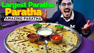 Making \u0026 Eating World's Biggest Paratha   सबसे बड़ा आलू परांठा