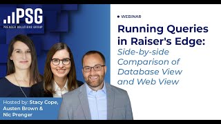 Running Queries in Raiser’s Edge: Side-by-side Comparison of Database View and Web View