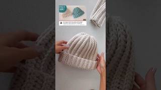 Шапка крючком МК на канале @vasilyaknits ❤️ #crochet #crochettutorial #вязание #hatcrochet