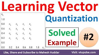 28. LVQ | Learning Vector Quantization Solved Example | LVQ Solved Example 2 by Mahesh Huddar