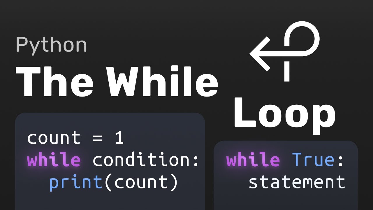 The While Loop (for Beginners) - Python Concepts - YouTube