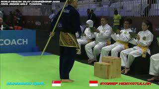 FINAL SENI TUNGGAL PUTRA WORLD PENCAK SILAT CHAMPIONSHIP 2024