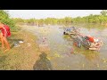 villagers catching fish in pond for festival សកម្មភាពអ្នកភូមិរកត្រីក្នុងត្រពាំងរូម សម្រាប់បុណ្យភូមិ