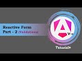 #19 - Angular 19 Tutorials | Reactive Form Validations