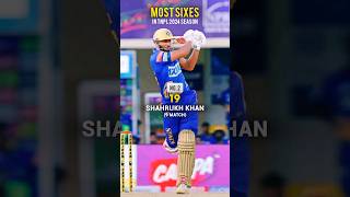 Most 6s TNPL 2024 #top10 #cricketer #tnpl #shaharukhkhan