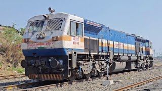 Gooty WDP4D Diesel Locomotive | EMD Diesel Engine | Loco Pilot Checking Shunting Signal #wdp4d