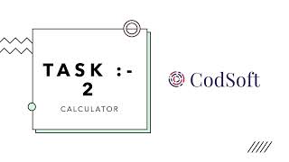 Python Power: Crafting a Calculator | Internship Project with CodSoft