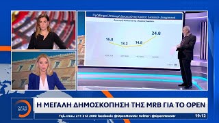 Η μεγάλη δημοσκόπηση της MRB για το OPEN | OPEN TV