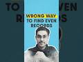 Find Even Records Like a Pro (Tricky MOD Function!) | Manish Sharma SQL #sqlforbeginners