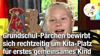 Junges Pärchen bewirbt sich rechtzeitig um Kita-Platz für erstes gemeinsames Kind [Postillon24]