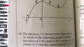 Question 49 Calculus CLEP study guide 2018