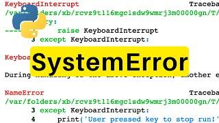 SystemError | Python | Tutorial