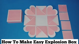 How To Make Easy Explosion Box Tutorial Step By Step
