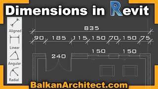 Dimensions in Revit - Beginner Tutorial