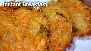 ସୂଜି, ସିମେଇ ରେ ନୂଆ ଜଳଖିଆInstant Breakfast Recipe | Suji, Vermicelli Recipe |Spicy Pancake Recipe