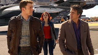 Steve Rogers Meets Bruce Banner & Natasha Romanoff - The Avengers (2012) Movie C