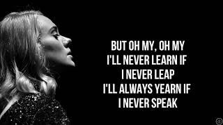 Adele - TO BE LOVED (Lyrics)