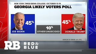 Poll: Biden and Trump tied in Georgia as Democrats try to flip Senate seats
