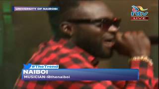 #theTrend: Naiboi performs LIVE