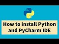 Python tutorial for beginners [2020] - How to install Python and PyCharm on Windows OS
