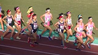 20181020鞘ヶ谷記録会 女子3000m第5組（最終組）