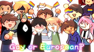 Gay or European? [OMORI] (happy pride month!🏳️‍🌈)