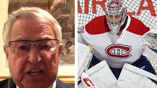 Chicane entre Louis Jean et Michel Bergeron sur Carey Price après l'élimination des Leafs (CC Eng)