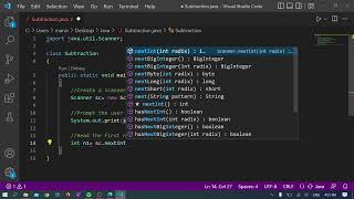 Subtraction of two numbers in Java | Java Program | Subtraction| How to subtract user input number|